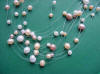 multi-color pearl illusion necklace