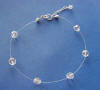 single strand crystal illusion bracelet