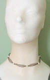 black organza and pearl necklace