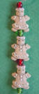 sterling silver gingerbread woman christmas ornament hanger