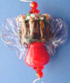 handcrafted angel lampwork bead