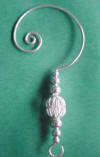 sterling silver ornament hanger