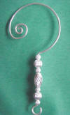 sterling silver christmas ornament hanger