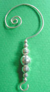 sterling silver christmas ornament hanger