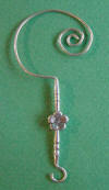 sterling silver christmas ornament hanger