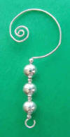 sterling silver ornament hanger