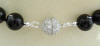 Sterling silver rhinestone clasp