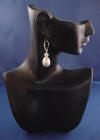 shell pearl earrings