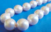 peach shell pearl necklace