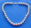 golden shell pearl necklace