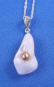 white mother of pearl calla lily necklace