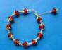 red roses bracelet