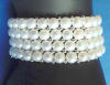 white pearl bracelet