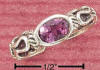 sterling silver amethyst bali toering