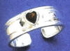 sterling silver garnet toering