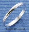 2mm plain sterling silver wedding band