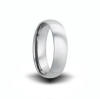 6mm wide tungsten carbide wedding band