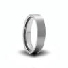 6mm wide tungsten carbide wedding ring