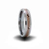 6mm wide mokume gane wedding band