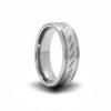 6mm wide tungsten carbide wedding band