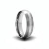 6mm wide tungsten carbide wedding ring