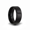 8mm wide black ceramic wedding band