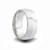 8mm wide cobalt chrome wedding ring