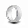 8mm wide cobalt chrome wedding ring