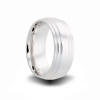 8mm wide cobalt chrome wedding ring