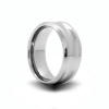 8mm wide tungsten carbide wedding band