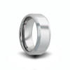 8mm wide tungsten carbide wedding band