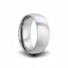 8mm wide tungsten carbide wedding ring