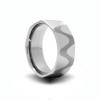 8mm wide tungsten carbide wedding band