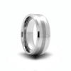 8mm wide tungsten carbide wedding band