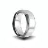 8mm wide tungsten carbide wedding band