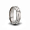 titanium 8mm wide wedding ring