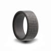 black carbon fiber wedding band