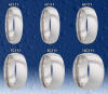 heavy stone rings cobalt chrome wedding bands