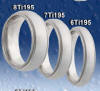 heavy stone rings titanium wedding bands