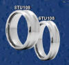 tungsten carbide wedding bands by heavy stone rings