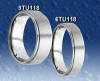 heavy stone rings tungsten carbide wedding bands