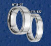 heavy stone rings tungsten carbide wedding bands