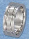 stainless steel wedding band